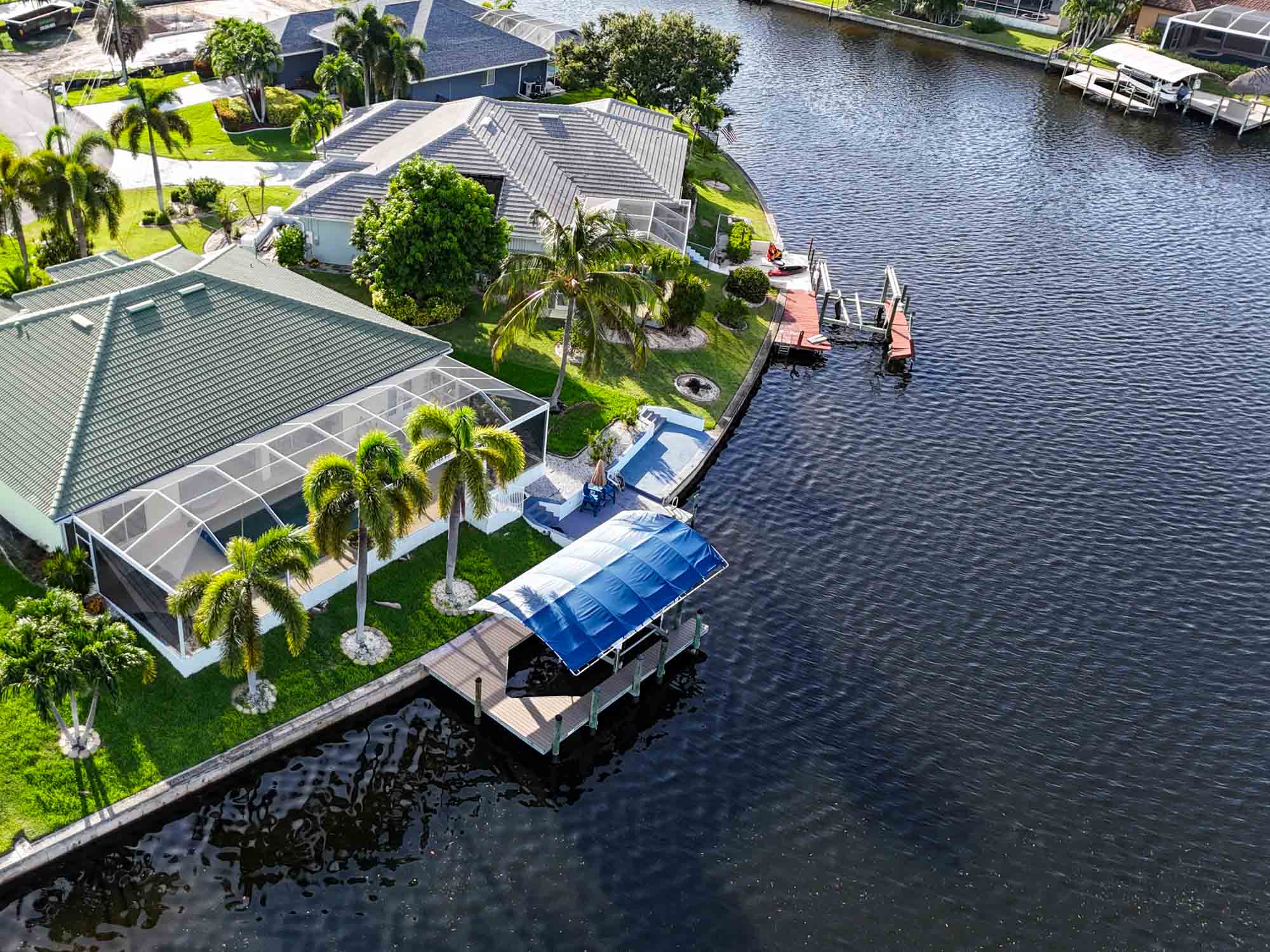 Ferienhaus in Cape Coral mit Pool und Wasserlage in Florida