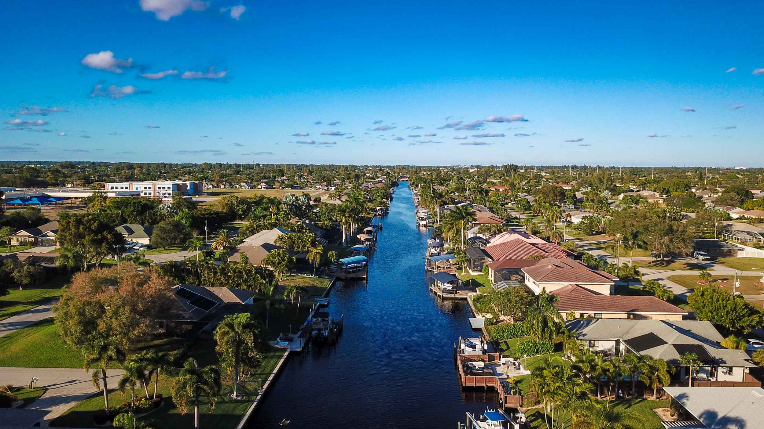 Ferienhaus Cape Coral mit Pool und Palmen in Florida